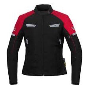 WD Vegas Lady CE Armored Moto Jacket – Black/Red –XS